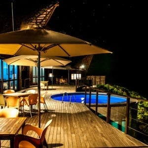 Massinga Beach 010 Dive pool and deck at night