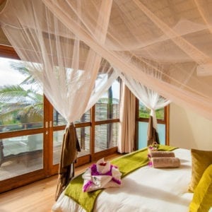 Massinga Beach 018 oceanview chalet bedroom